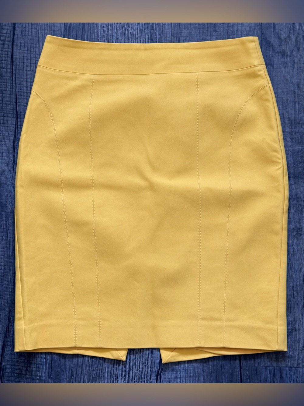 Express Canary Yellow Pencil Skirt Size 8